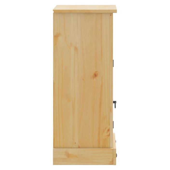 Armoire de salle de bain Corona 45x33x80 cm bois de pin massif - Photo n°6