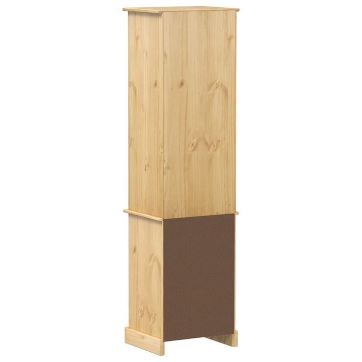 Armoire de salle de bain Corona 50x40x185 cm bois de pin massif - Photo n°6