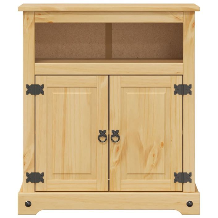 Armoire de salle de bain Corona 70x33x80 cm bois de pin massif - Photo n°5