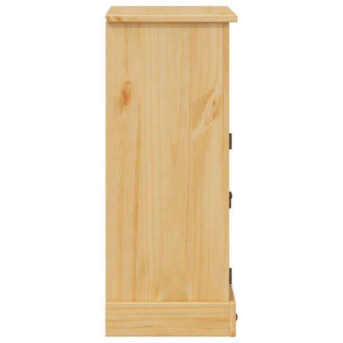 Armoire de salle de bain Corona 70x33x80 cm bois de pin massif - Photo n°6