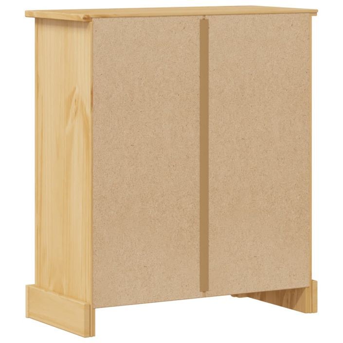 Armoire de salle de bain Corona 70x33x80 cm bois de pin massif - Photo n°7