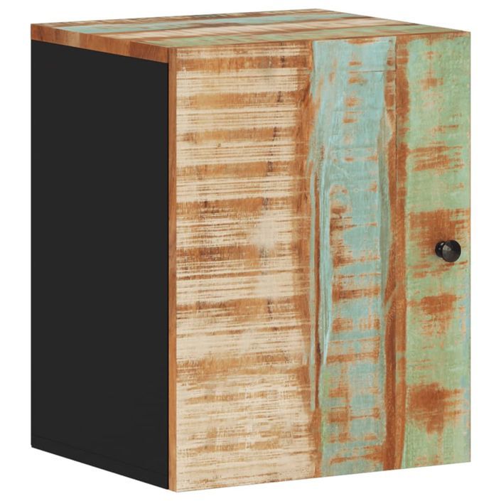 Armoire de salle de bain murale 38x33x48cm bois de récupération - Photo n°2