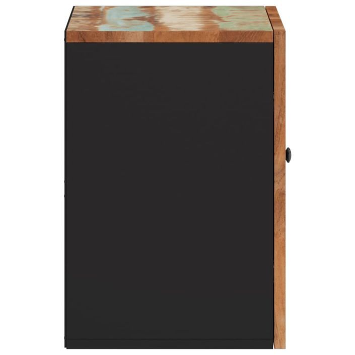 Armoire de salle de bain murale 38x33x48cm bois de récupération - Photo n°5