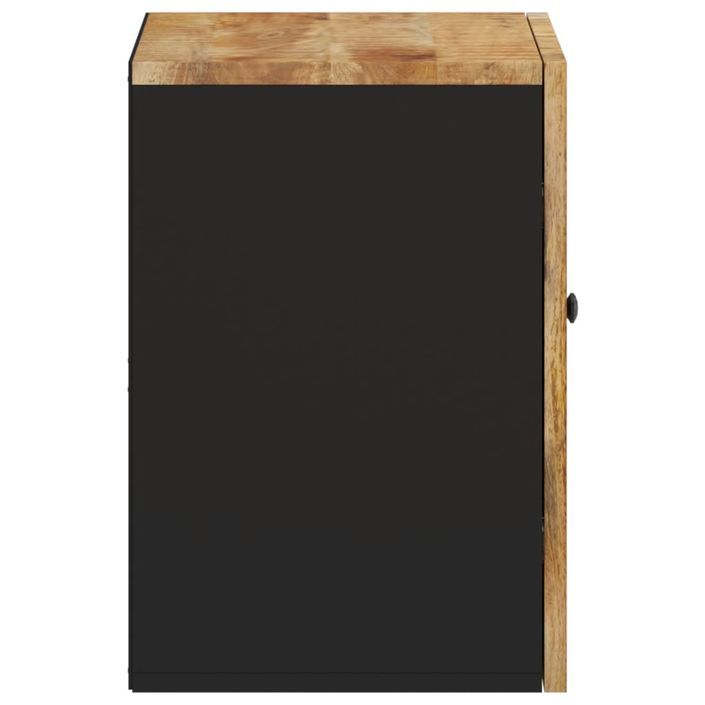 Armoire de salle de bain murale 38x33x48cm bois massif manguier - Photo n°5