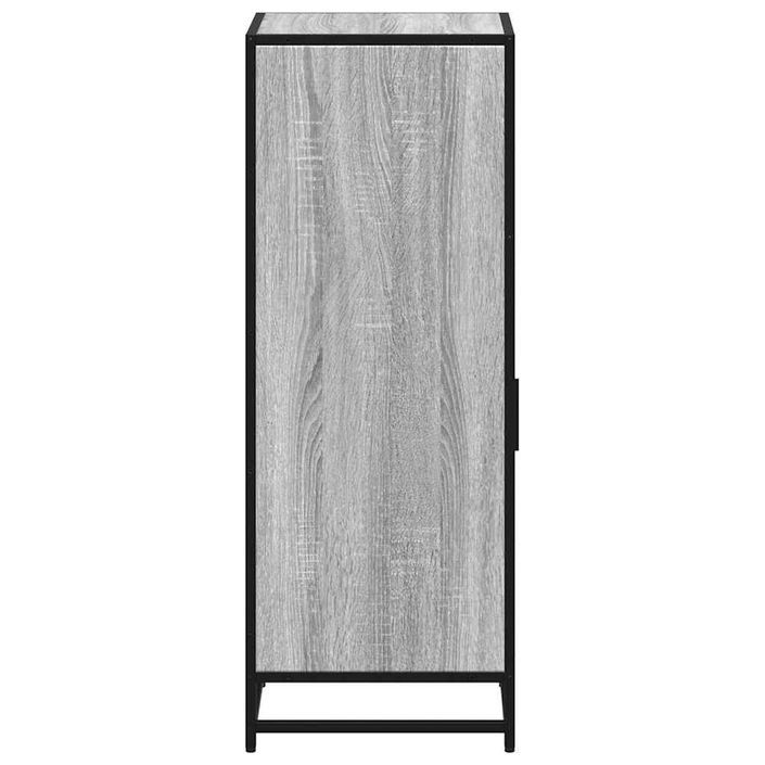 Armoire de salle de bain sonoma gris 35x37,5x100 cm - Photo n°6