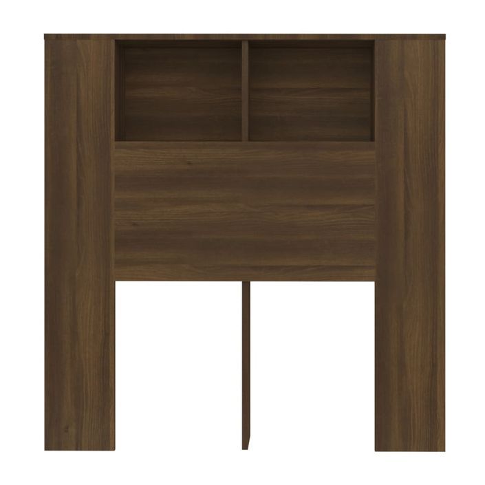 Armoire de tête de lit Chêne marron 100x18,5x104,5 cm - Photo n°4