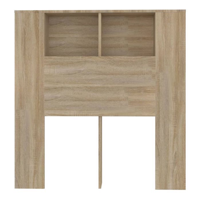 Armoire de tête de lit Chêne sonoma 100x18,5x104,5 cm - Photo n°4