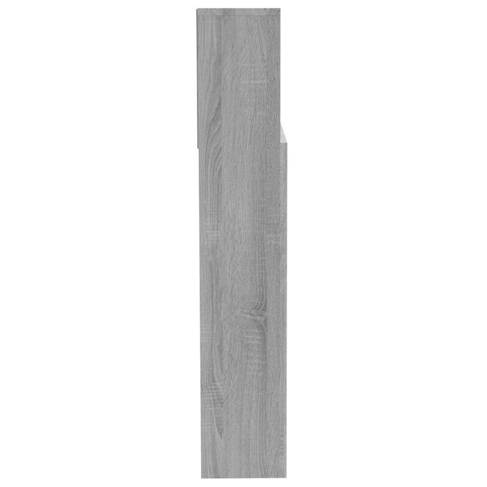 Armoire de tête de lit Sonoma gris 200x19x103,5 cm - Photo n°4