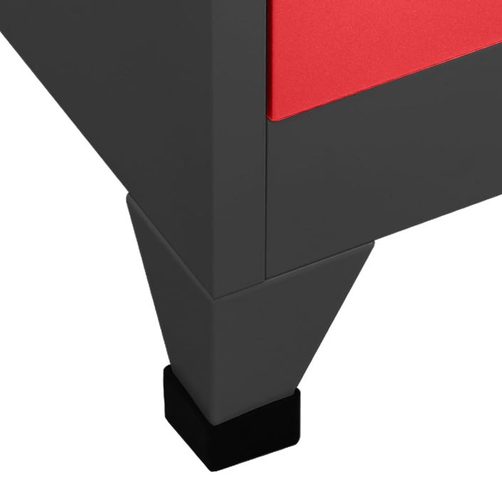 Armoire en acier Koface 90 cm – 15 casiers avec fermeture à clé - Photo n°7