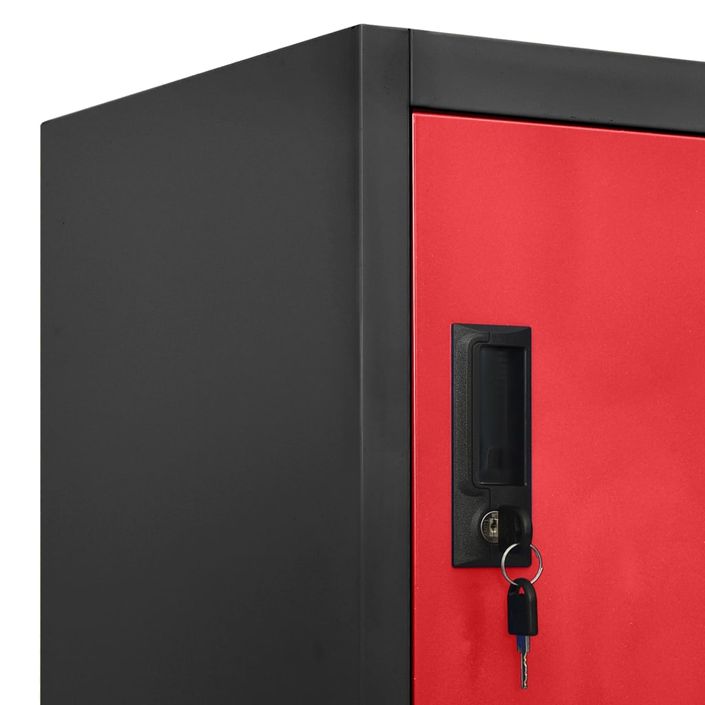 Armoire en acier Koface 90 cm – 15 casiers avec fermeture à clé - Photo n°4