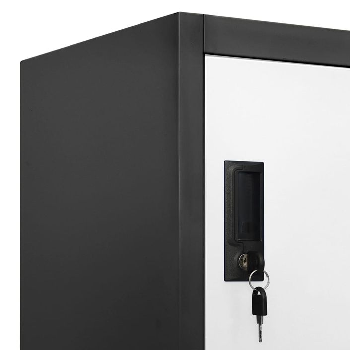 Armoire en acier Koface 90 cm – 9 casiers avec fermeture à clé - Photo n°11