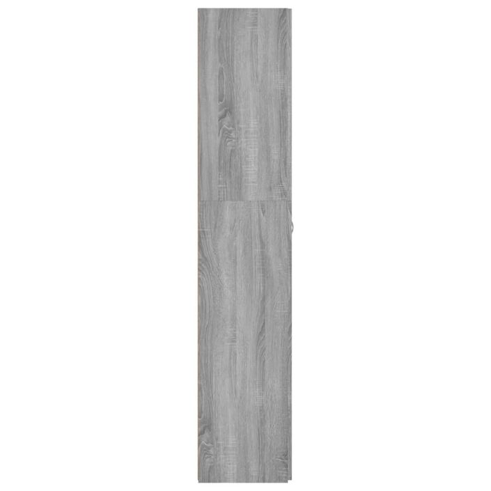 Armoire en bois 2 portes multifonctions Bakari 80 cm - Pratique et sobre - Photo n°5