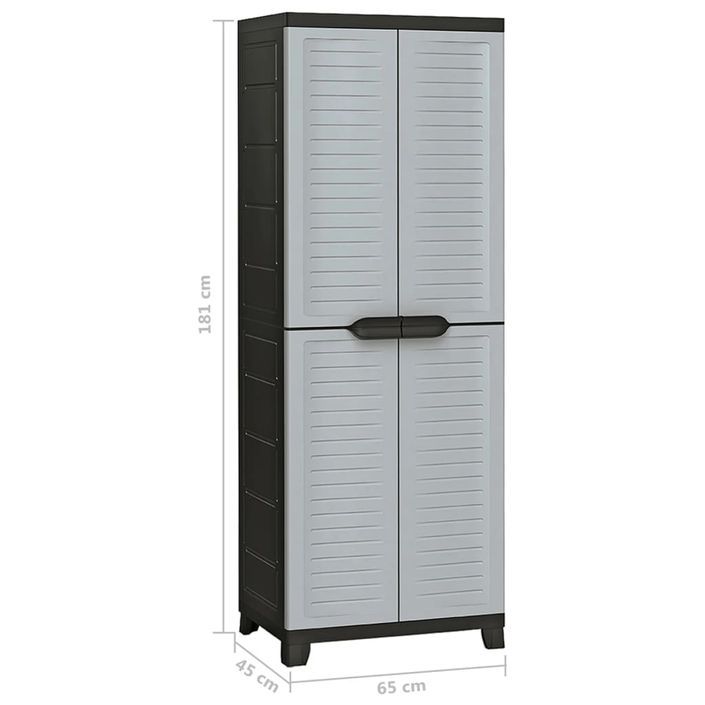 Armoire en plastique 65x45x181 cm - Photo n°9