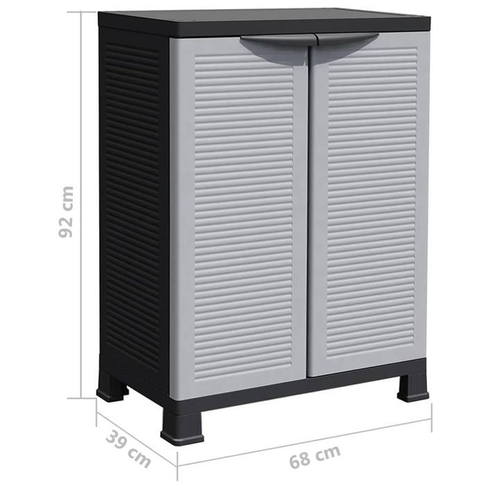 Armoire en plastique 68x39x92 cm - Photo n°9