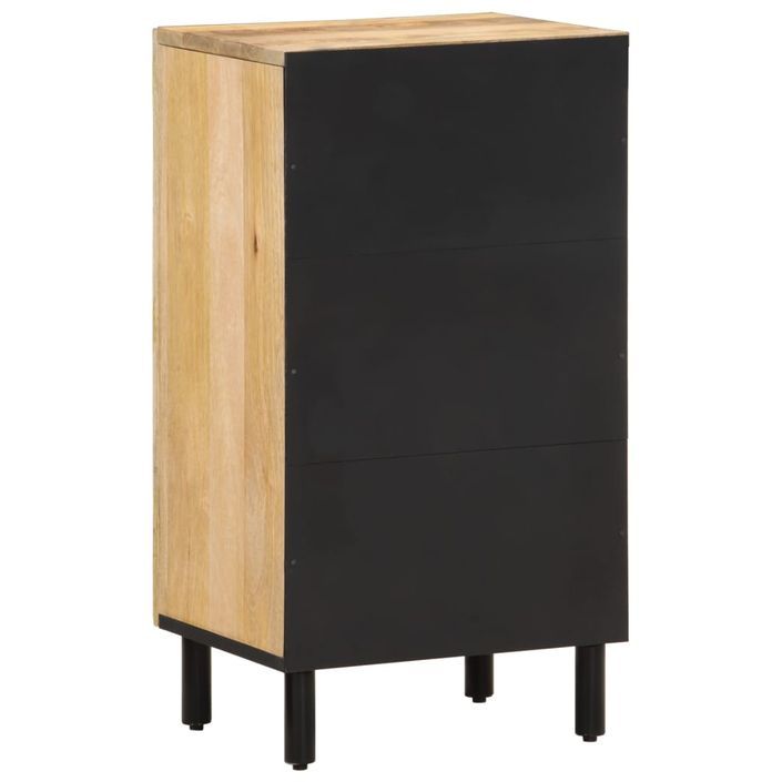 Armoire latérale 40x33x75 cm bois massif de manguier - Photo n°5