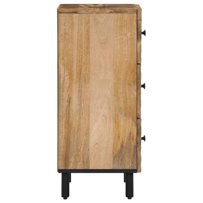 Armoire latérale 40x33x75 cm bois massif de manguier - Photo n°4