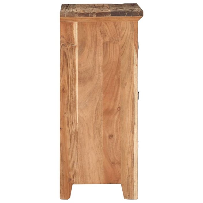 Armoire latérale 55x33x75 cm bois massif d'acacia - Photo n°5