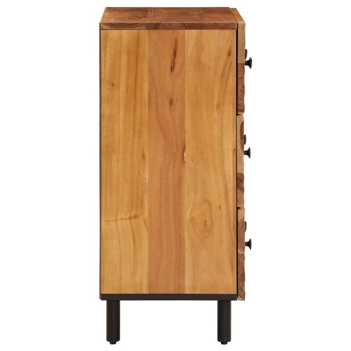 Armoire latérale 60x33x75 cm bois massif d'acacia - Photo n°6