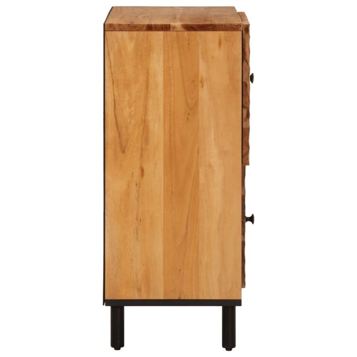 Armoire latérale 80x33x75 cm bois massif d'acacia - Photo n°6