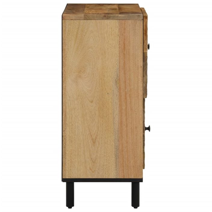 Armoire latérale 80x33x75 cm bois massif de manguier - Photo n°4