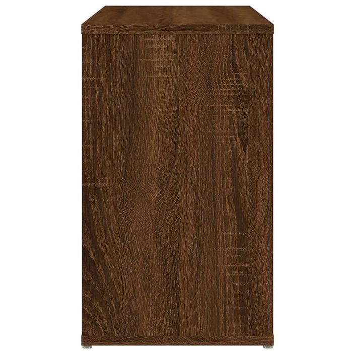 Armoire latérale Chêne marron 60x30x50 cm Bois d'ingénierie - Photo n°4