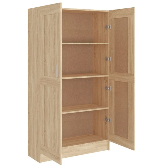 Armoire multifonction mi hauteur 2 portes Kala 82 cm - Solution gain de place - Photo n°10