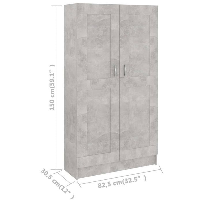 Armoire multifonction mi hauteur 2 portes Kala 82 cm - Solution gain de place - Photo n°6