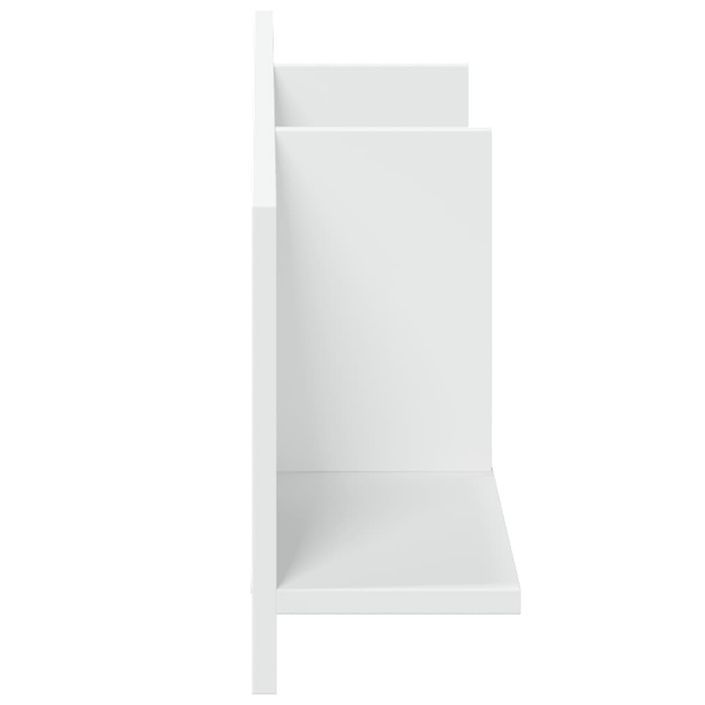 Armoire murale 100x16,5x30 cm blanc bois d'ingénierie - Photo n°5