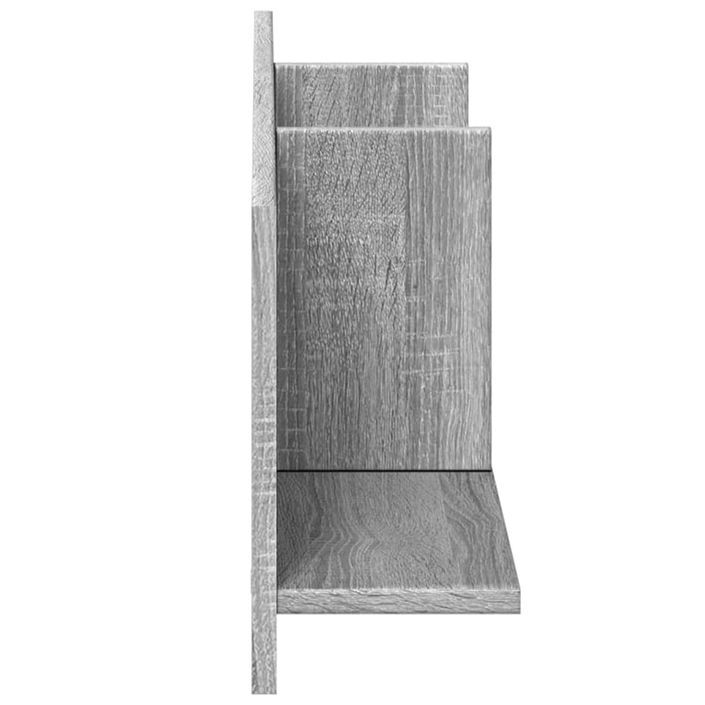 Armoire murale 100x16,5x30 cm sonoma gris bois d'ingénierie - Photo n°5