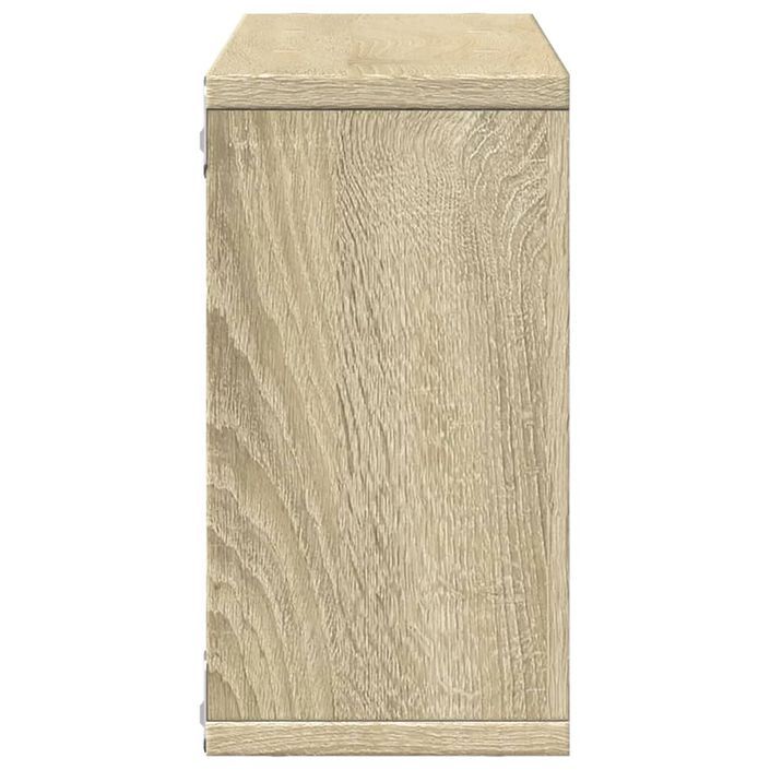 Armoire murale 100x16x30 cm chêne sonoma bois d'ingénierie - Photo n°5