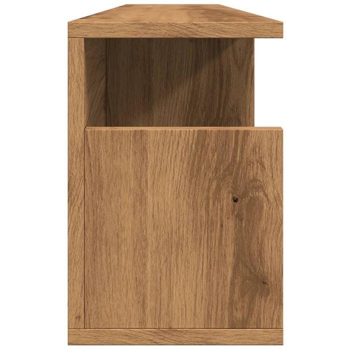 Armoire murale 100x20x30 cm chêne artisanal bois d'ingénierie - Photo n°5