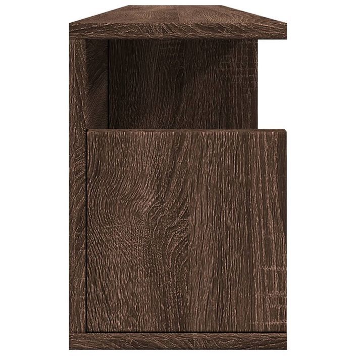 Armoire murale 100x20x30 cm chêne marron bois d'ingénierie - Photo n°5