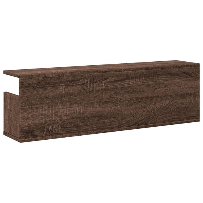 Armoire murale 100x20x30 cm chêne marron bois d'ingénierie - Photo n°6