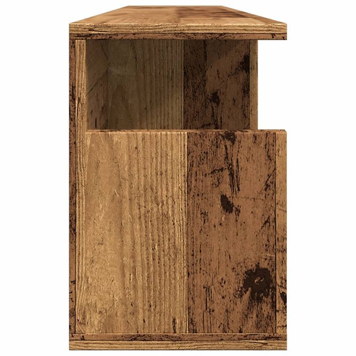 Armoire murale 100x20x30 cm vieux bois bois d'ingénierie - Photo n°5