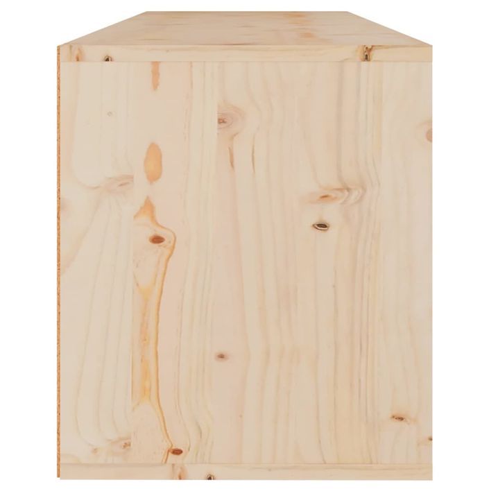 Armoire murale 100x30x35 cm Bois de pin massif - Photo n°6