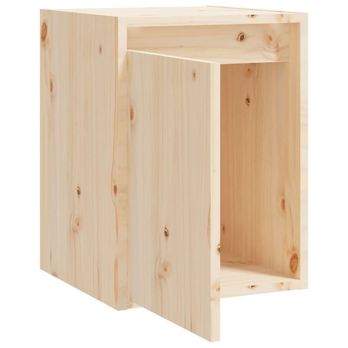 Armoire murale 30x30x40 cm Bois de pin massif - Photo n°7