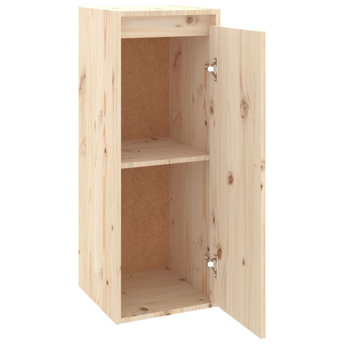 Armoire murale 30x30x80 cm Bois de pin massif - Photo n°5