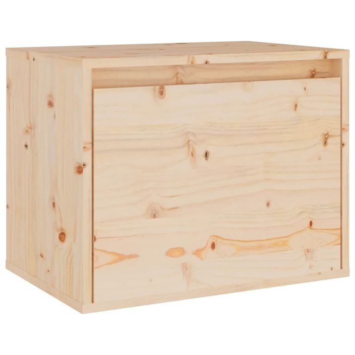 Armoire murale 45x30x35 cm Bois de pin massif - Photo n°1