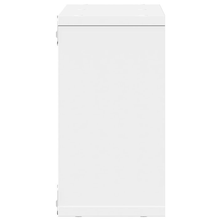 Armoire murale 60x16x30 cm blanc bois d'ingénierie - Photo n°5