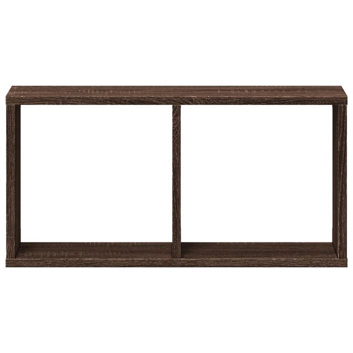 Armoire murale 60x16x30 cm chêne marron bois d'ingénierie - Photo n°4