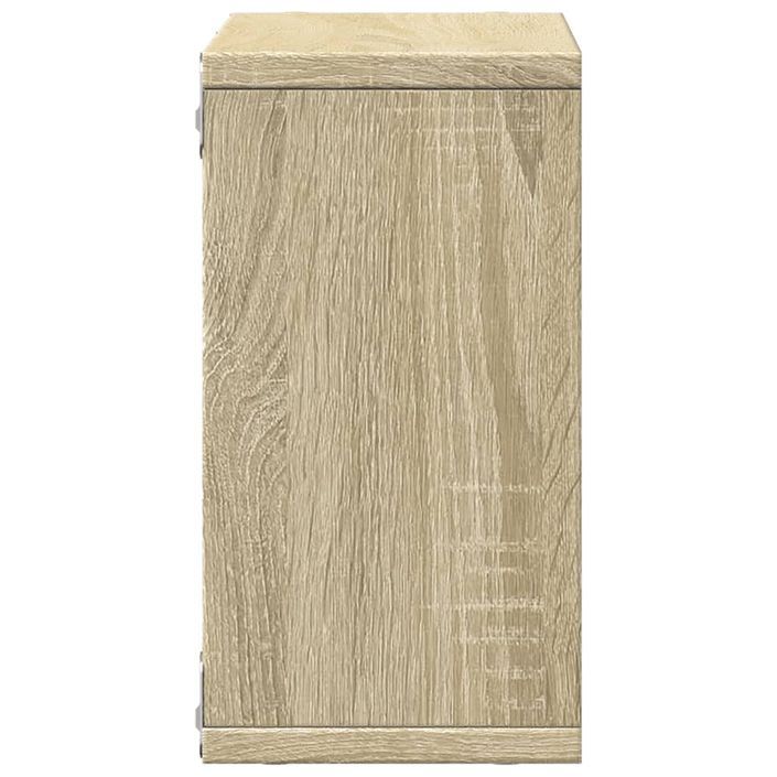 Armoire murale 60x16x30 cm chêne sonoma bois d'ingénierie - Photo n°5