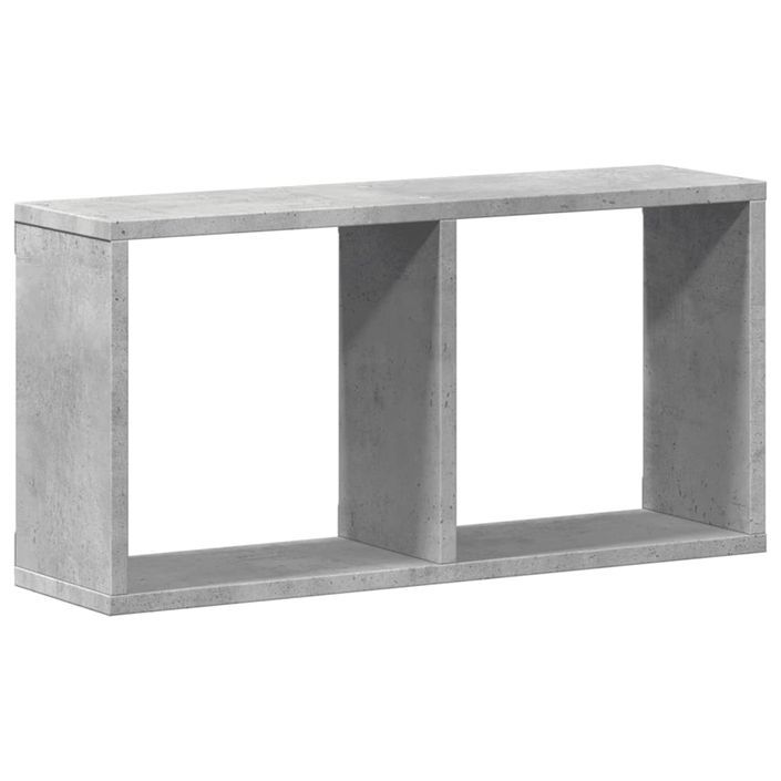 Armoire murale 60x16x30 cm gris béton bois d'ingénierie - Photo n°2