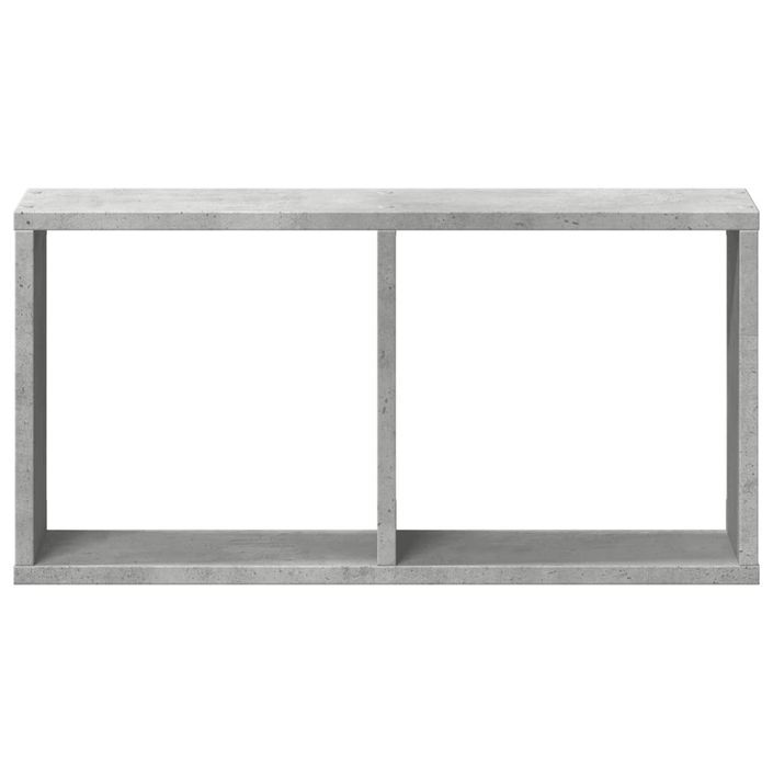 Armoire murale 60x16x30 cm gris béton bois d'ingénierie - Photo n°4