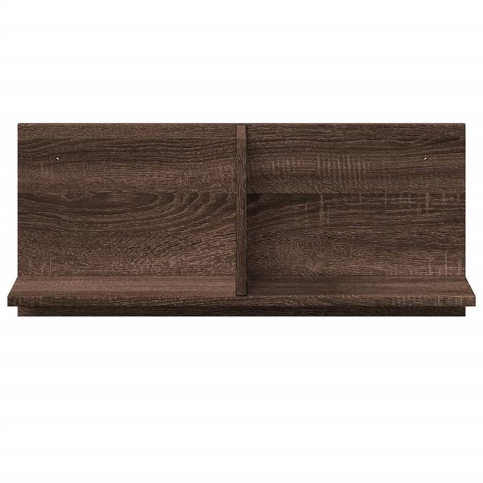 Armoire murale 70x16,5x30 cm chêne marron bois d'ingénierie - Photo n°4