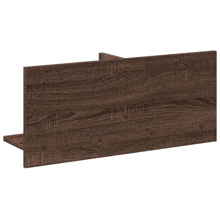 Armoire murale 70x16,5x30 cm chêne marron bois d'ingénierie - Photo n°6