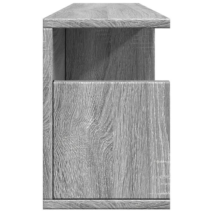 Armoire murale 80x20x30 cm sonoma gris bois d'ingénierie - Photo n°5