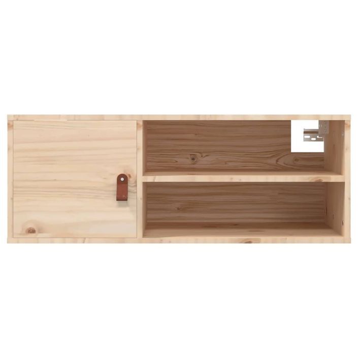 Armoire murale 80x30x30 cm Bois de pin massif - Photo n°6