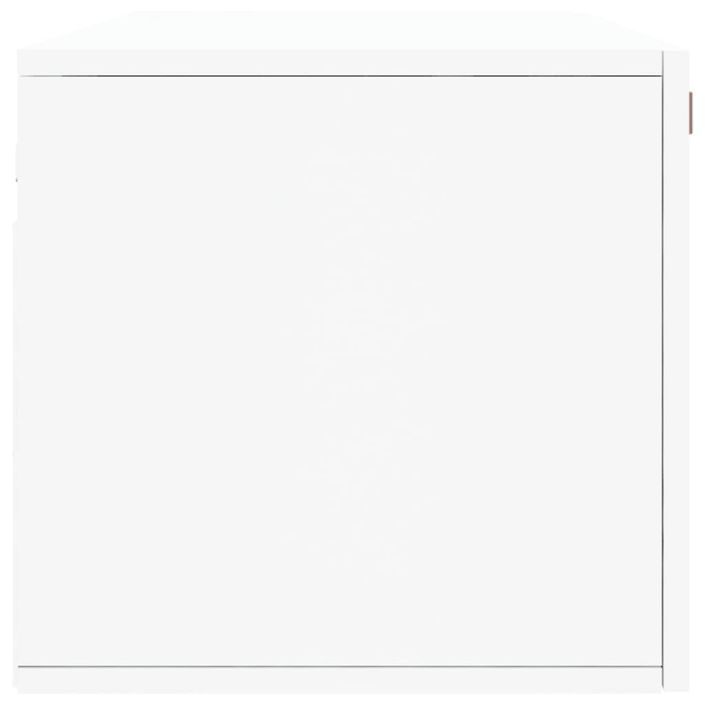 Armoire murale blanc 100x36,5x35 cm bois d'ingénierie - Photo n°7