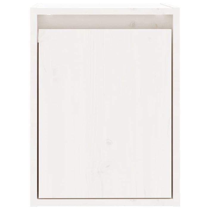 Armoire murale Blanc 30x30x40 cm Bois de pin massif - Photo n°5