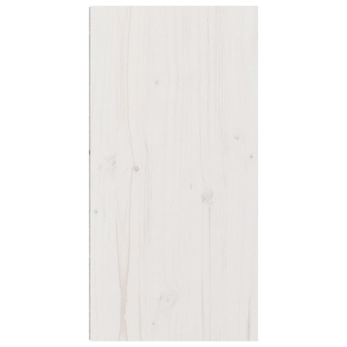 Armoire murale Blanc 30x30x60 cm Bois de pin massif - Photo n°7